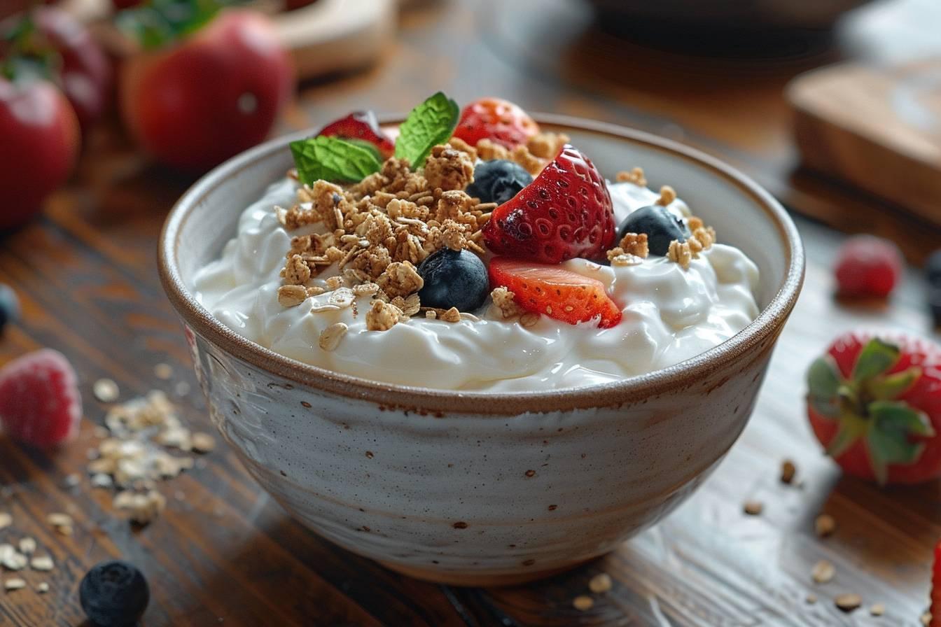 Yaourt bio au lait de coco : délice végétal crémeux et sain pour une pause gourmande équilibrée