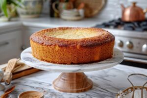 Gâteau nature sans beurre : recette facile et légère à l'huile