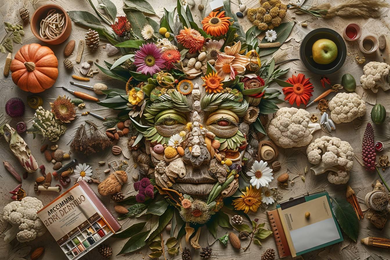 Giuseppe Arcimboldo : l'art captivant des portraits composés de fruits et légumes