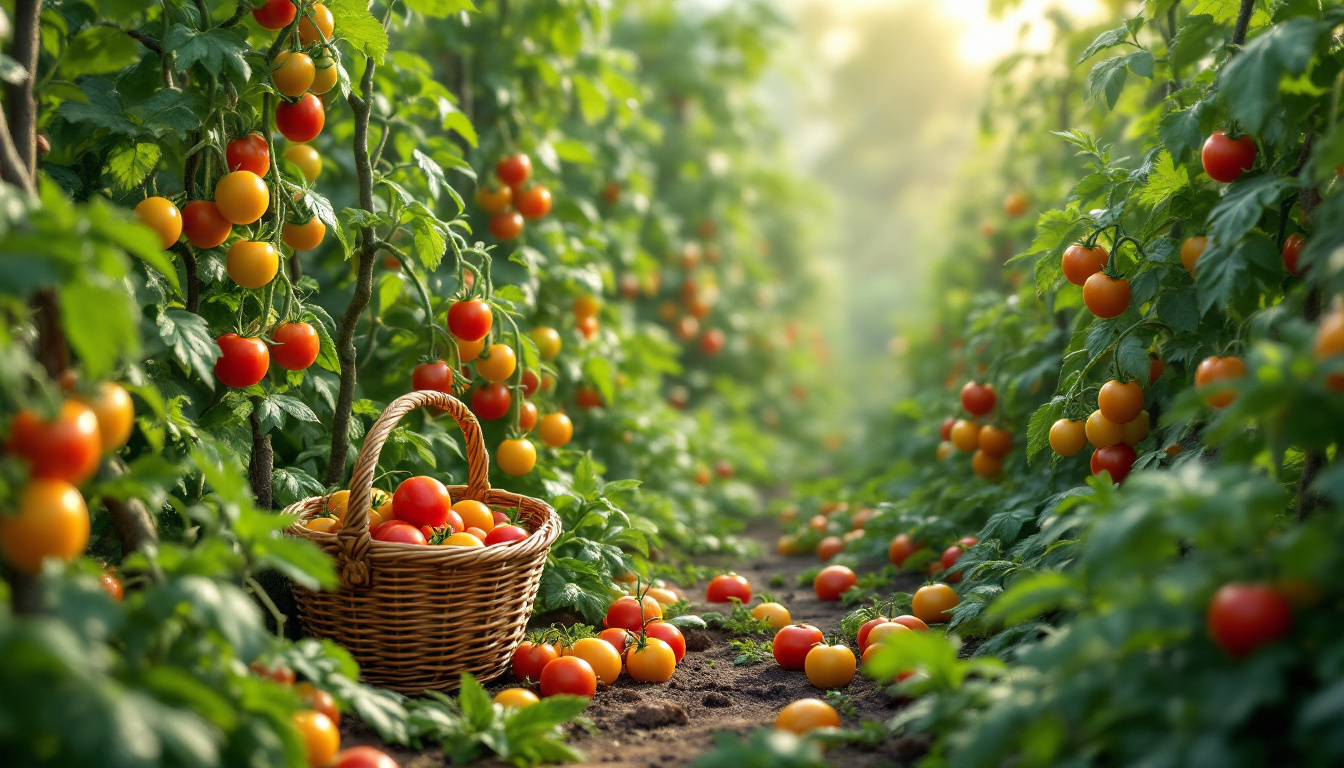 découvrez les meilleures variétés de tomates à haut rendement qui vous garantiront d'énormes récoltes. optimisez votre jardin avec des conseils de culture pour maximiser votre production et savourer des tomates juteuses et savoureuses tout l'été.