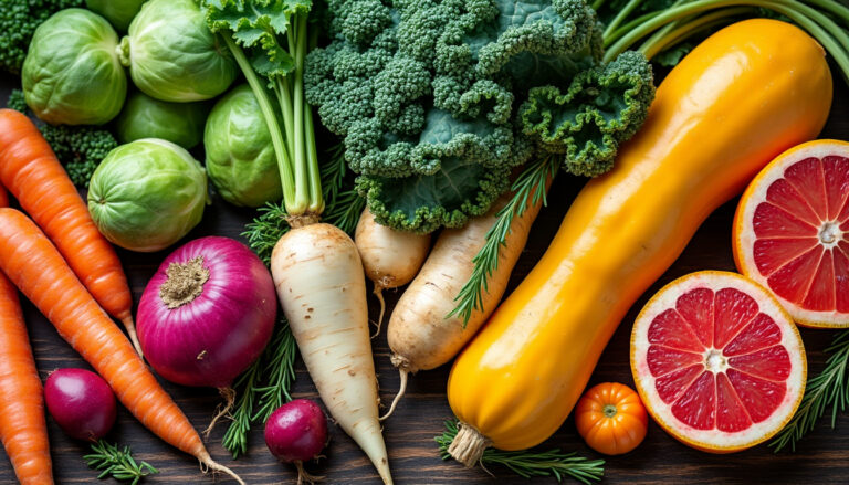 découvrez la liste complète des fruits et légumes de saison en février. profitez des saveurs authentiques et des bienfaits nutritionnels offerts par les produits frais de ce mois d'hiver. idéal pour vos recettes saines et gourmandes !