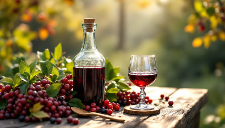 découvrez notre recette artisanale de vin de prunelle, une boisson unique qui allie tradition et saveurs authentiques. plongez dans l'univers de cette liqueur fruitée et savourez ses arômes riches. à ne pas manquer !