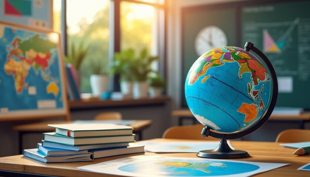 Découvrez ce qu'est un planisphère, sa définition et son utilité en géographie. Apprenez comment cet outil essentiel permet de représenter notre planète, d'analyser les espaces géographiques et de mieux comprendre les relations entre les différents pays.