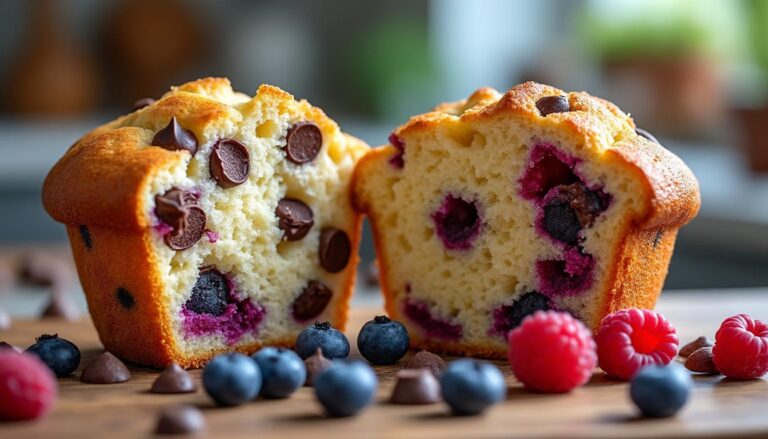 découvrez notre recette de muffins moelleux, un délice à personnaliser avec des pépites de chocolat ou des fruits frais. idéale pour le petit-déjeuner ou le goûter, ces muffins raviront tous les gourmands. suivez nos étapes simples pour une préparation rapide et réussie.