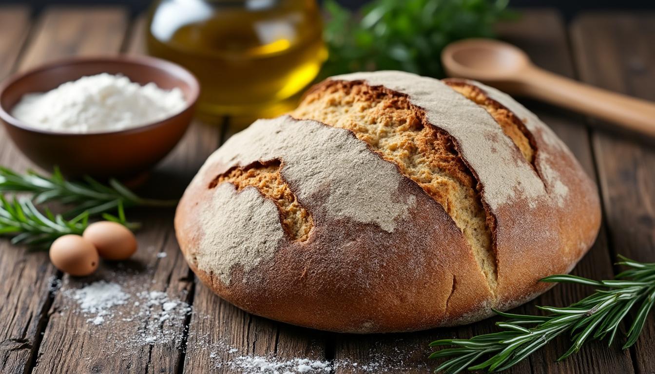 découvrez notre recette de pain sans gluten, moelleux et simple à réaliser. idéal pour les personnes intolérantes au gluten, ce pain savoureux allie facilité et goût, parfait pour accompagner tous vos repas.