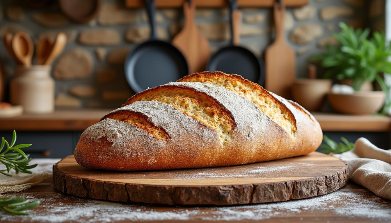 découvrez comment préparer un pain maison facile, croustillant à l’extérieur et moelleux à l’intérieur. suivez notre recette pas à pas pour un résultat savoureux à partager en famille.
