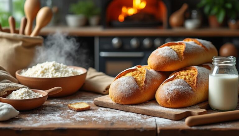 découvrez une recette de pain maison facile à réaliser, avec une mie moelleuse et une croûte croustillante. parfait pour accompagner tous vos repas, ce pain savoureux ravira toute la famille !