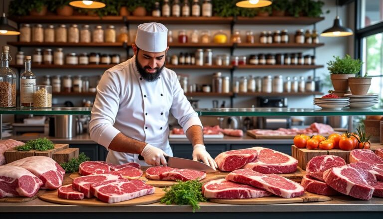 découvrez la qualité exceptionnelle et la large variété de viandes chez oral nuri boucherie halal, votre destination de confiance pour des produits frais et authentiques.