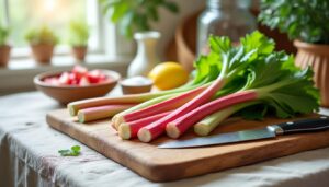 découvrez comment préparer de la rhubarbe fraîche et savoureuse grâce à nos conseils simples et astuces pour sublimer ce fruit acidulé dans vos recettes.