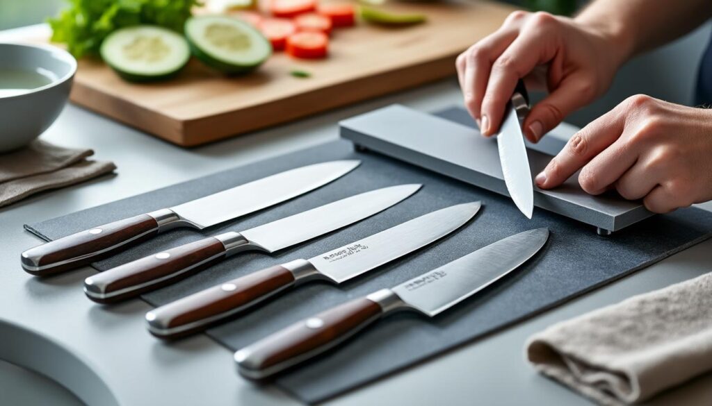 découvrez nos astuces simples et efficaces pour préparer et affûter vos couteaux de cuisine, afin de garantir une découpe parfaite et sécurisée à chaque utilisation.